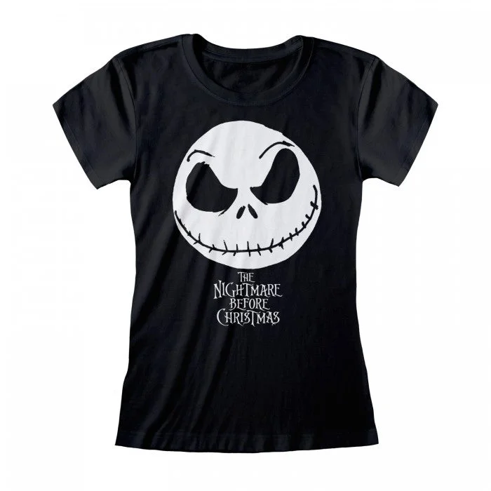 Nightmare Before Christmas Womens/Ladies Jack Skellington T-Shirt-- Cozy Warm Stylish