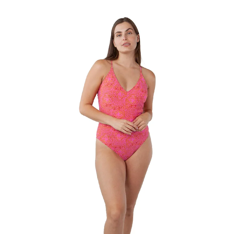 Women's Ailotte Plunge One Piece Swimsuit Strap Bikini Set