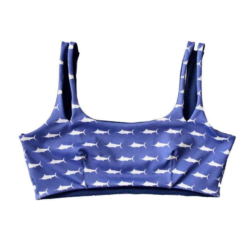 Sundot Marine + CBB Hawaii - Honoli’i Reversible Swimsuit Top Sleek Mesh Bikini