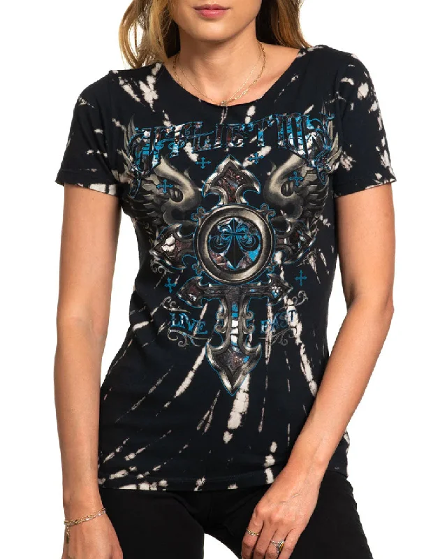 Women's Rimini Idol T-Shirt-- Cashmere Blend Cotton Blend Poly Blend
