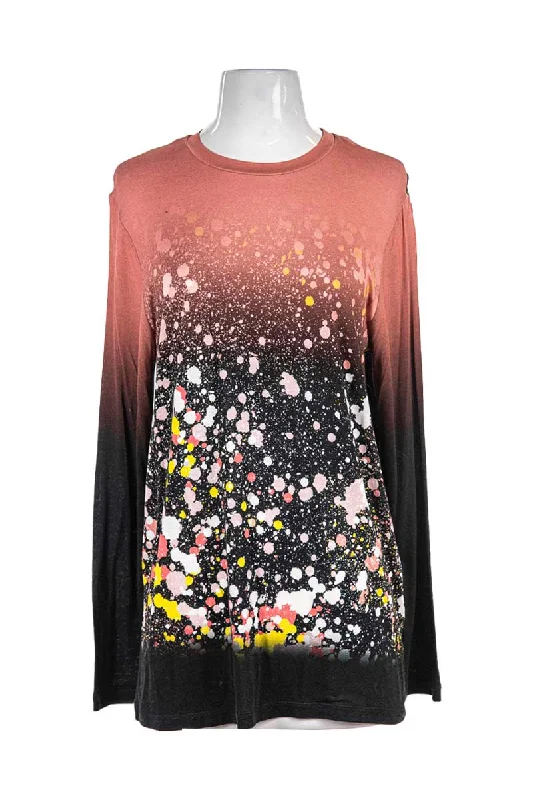 Prabal Gurung Shirt-- Asymmetrical Pockets Print