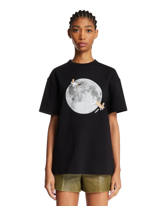 T-Shirt Luna Nera Suna Fujita-- Spandex Blend Rayon Blend Denim Blend