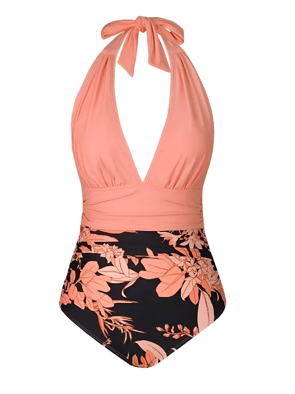 Peach-Pink-Black