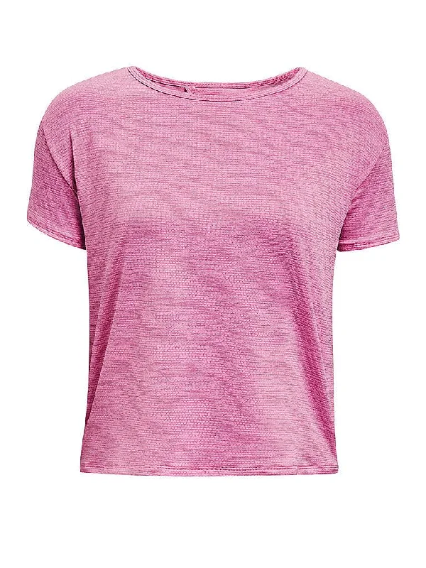 Tech Vent Short Sleeve T-Shirt-- Striped Floral Plaid