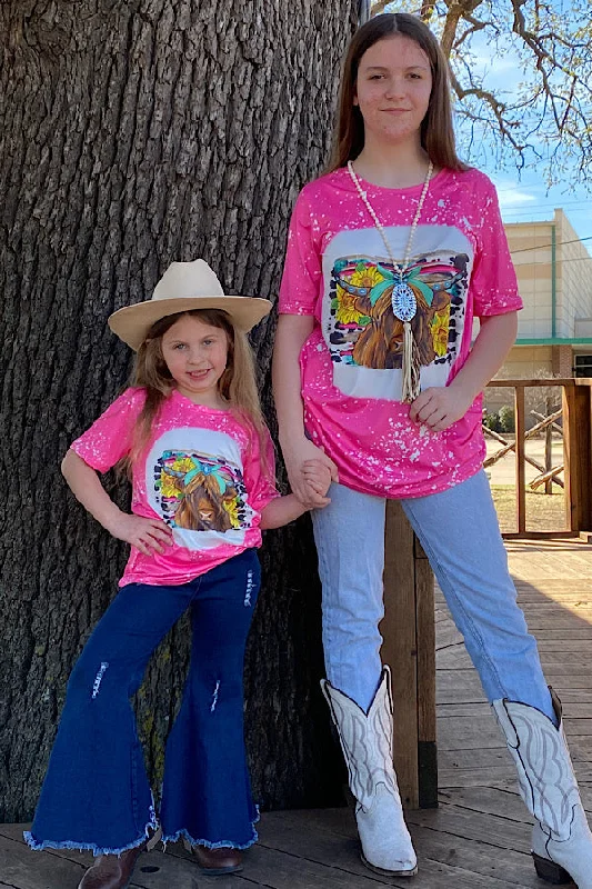 DLH13122 MOMMY & ME T-SHIRT (SOLD SEPARATELY)-- Rayon Fabric Velvet Fabric Corduroy Fabric