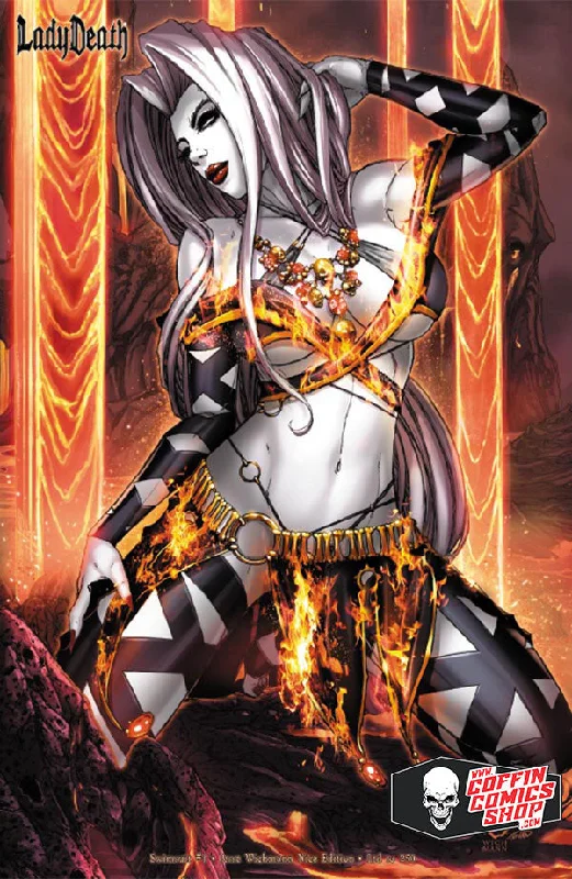 Lady Death: Swimsuit #1 - Jesse Wichmann Nice Edition Solid Color Swimsuit