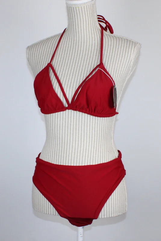 AVID LOVE 2 PIECE SWIMSUIT LADIES LARGE PRE-LOVED Bold Swimsuit Design