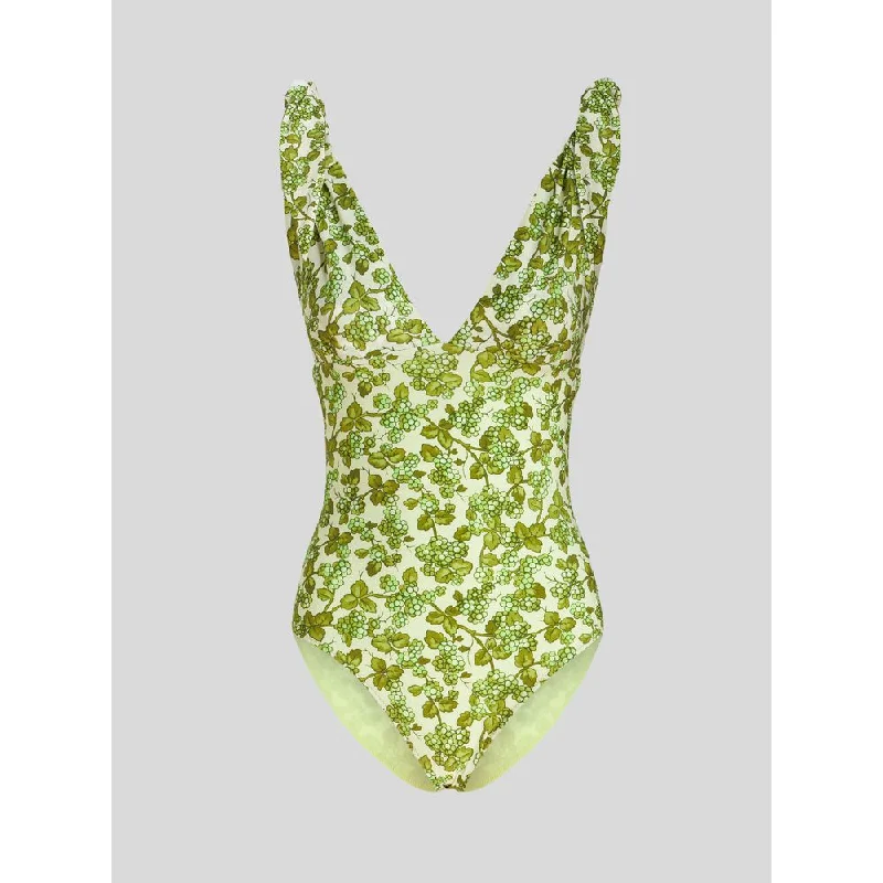ONE-PIECE SWIMSUIT WITH BERRY PRINT Plus-Size Bikini Set
