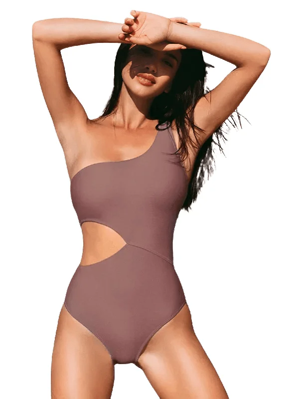 Women's Cut Out One-Piece Swimsuit Chic Swimsuit Cover-Up