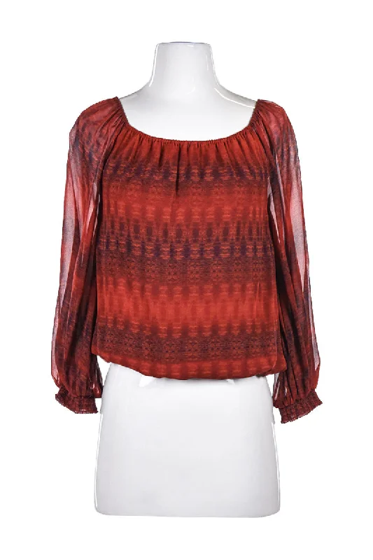 Alice + Olivia Shirt-- Chenille Brocade Lace