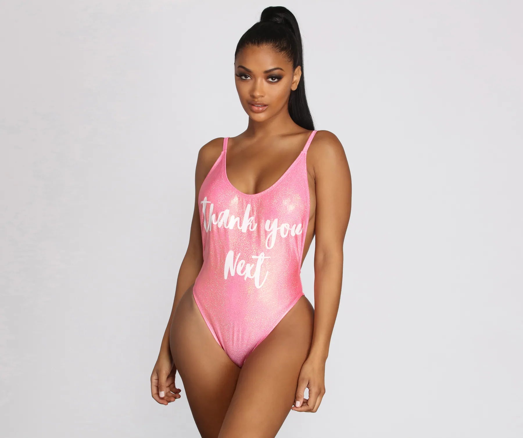 Thank You Next Swimsuit Classic Swimsuit Design