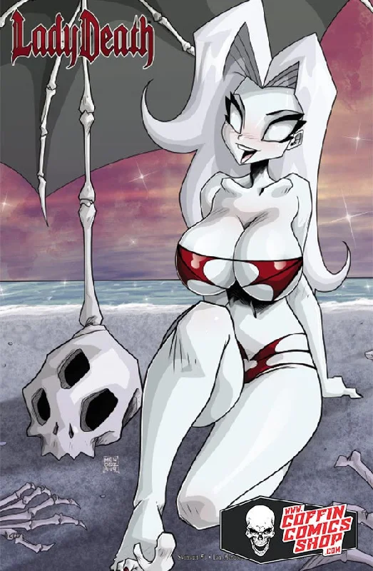Lady Death: Swimsuit #1 - Dan Mendoza Nice Edition Timeless Black Bikini