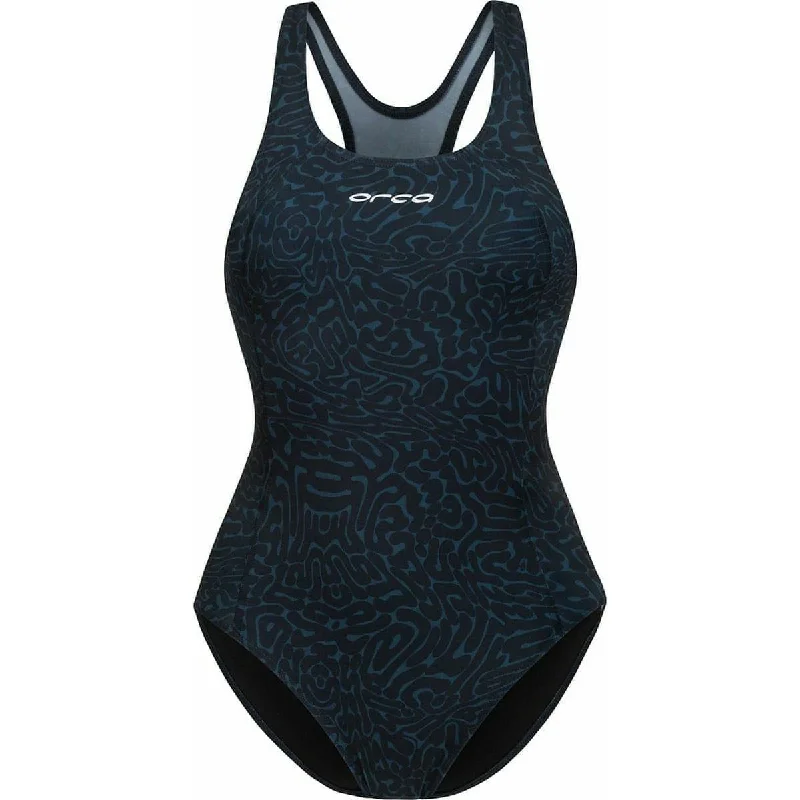 Orca Core Womens Swimsuit - Blue Classic Sporty Swimsuit