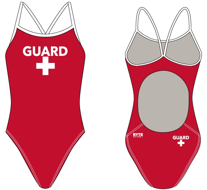 Lifeguard Women’s Active Back Thin Strap Swimsuit Monokini Swimsuit Design