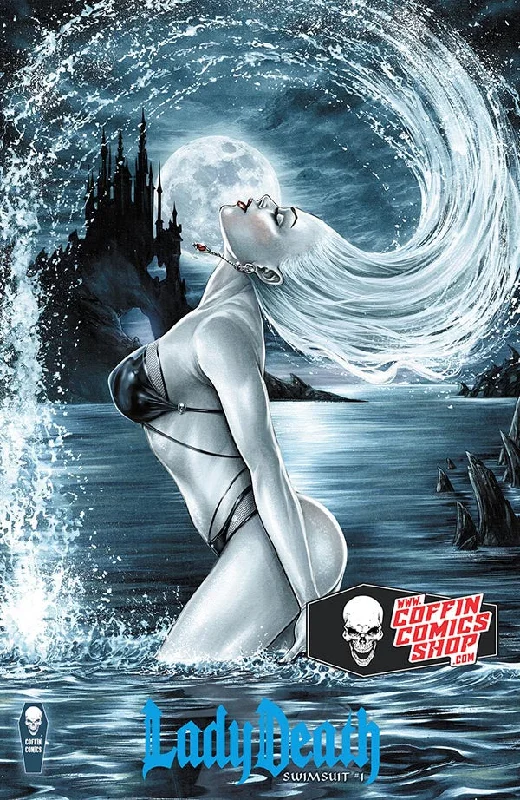 Lady Death: Swimsuit #1 - Premiere Edition Bold Swimsuit Design