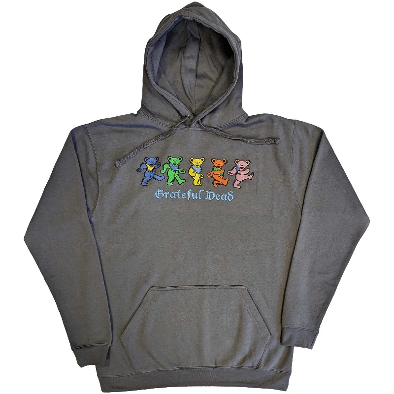 GRATEFUL DEAD Attractive Hoodie, Dancing Bears Hooded Sweatshirt Casual Wear Street Style