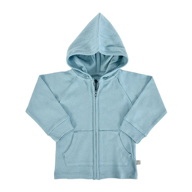 Finn + Emma Hoodie - Ocean Waves Hoodie with Color Block Contrast Stylish