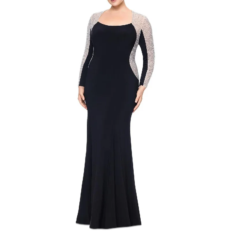 Plus Womens Embellished Polyester Evening Dress Tunics Travel practical