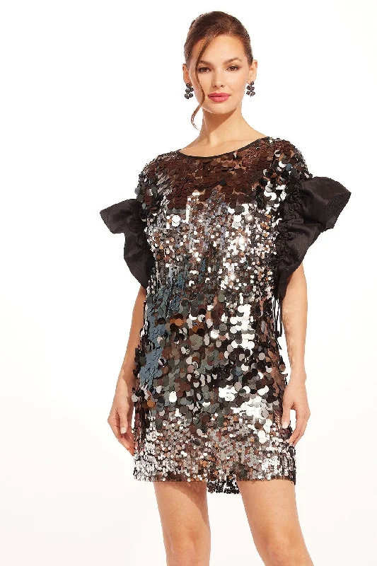 Florian Dress - Silver Disco Tunics Designer luxury