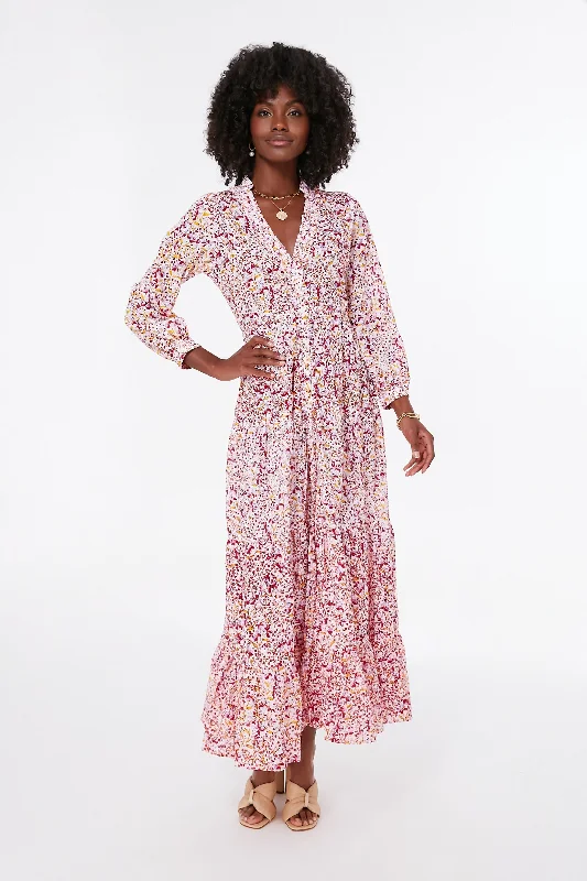 Purple Jonquille Rita Long Dress Tunics Wedding white