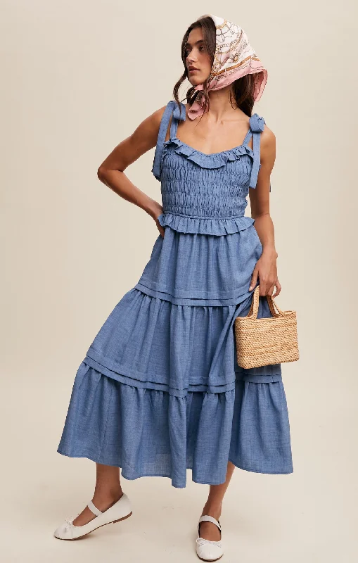 Bridget Smocked Dress Tunics Lace romantic