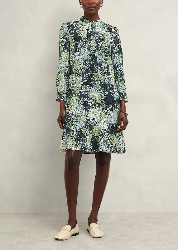 Nelle Dress 0224/5506/9021l00 Green-Multi Tunics Print Colorful