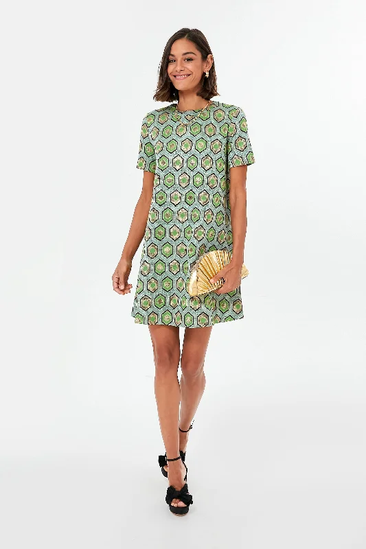 Green Estasi Dress Tunics Timeless classic