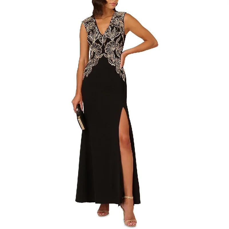 Womens Sequined Polyester Evening Dress Tunics Trousers formal