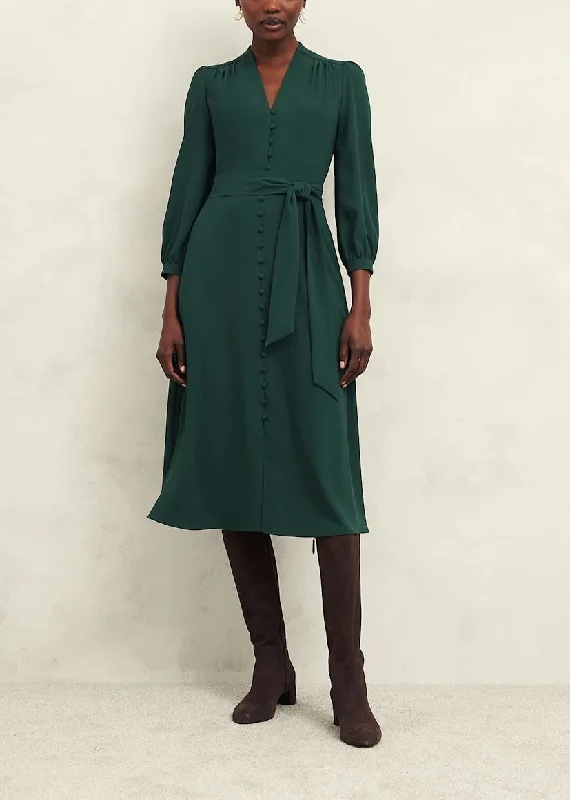 Magnolia Dress 0224/5359/9045l00 Bay-Green Tunics Solid Classic