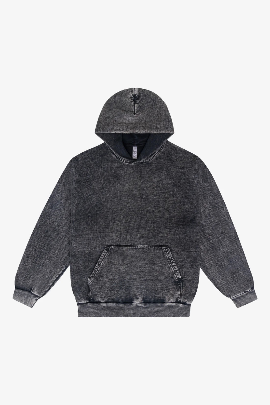 Mineral Wash Hoodie | LA Apparel Hoodie with Distressed Vintage Worn