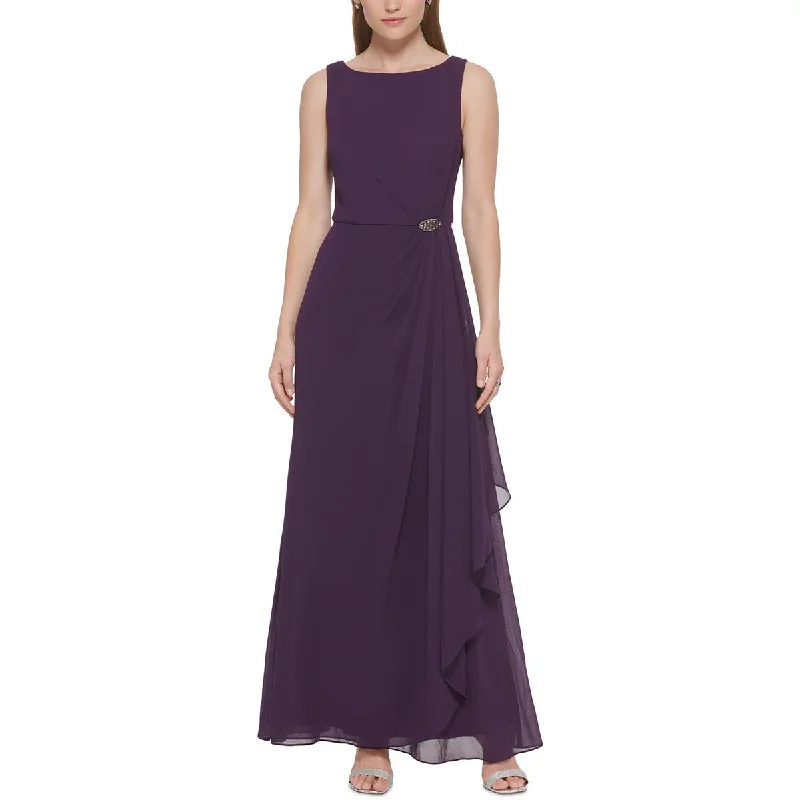 Vince Camuto Womens Embellished V-Back Evening Dress Tunics Silk luxurious
