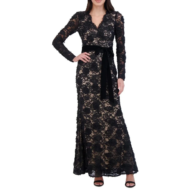 Womens Rosette Lace Evening Dress Tunics New arrival