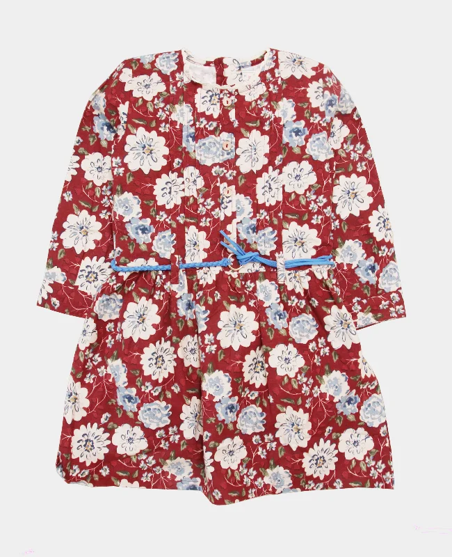Girls L/S Printed Flannel Dress Tunics Luxurious premium