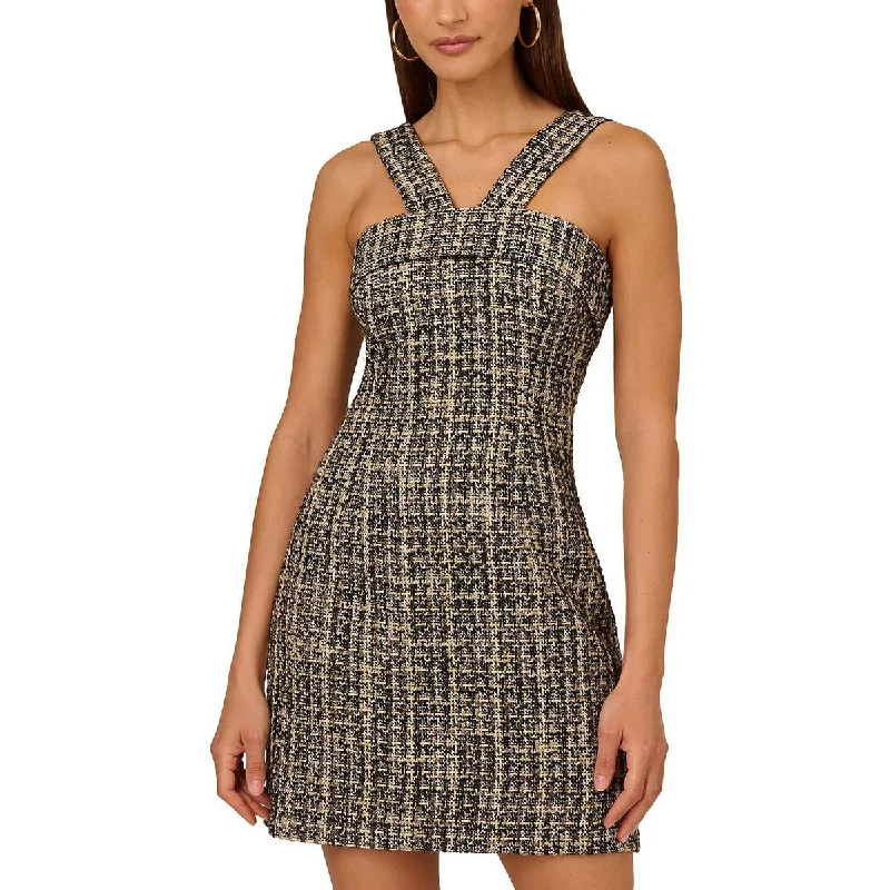Womens Textured Polyester Sheath Dress Tunics Brand named