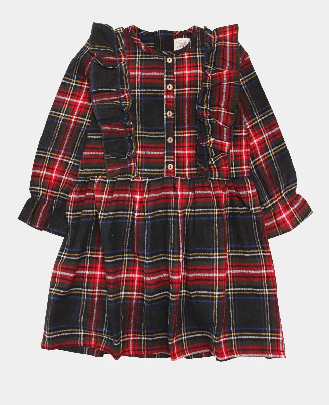 Girls Toddler Flannel L/S Dress Tunics Favorite customer