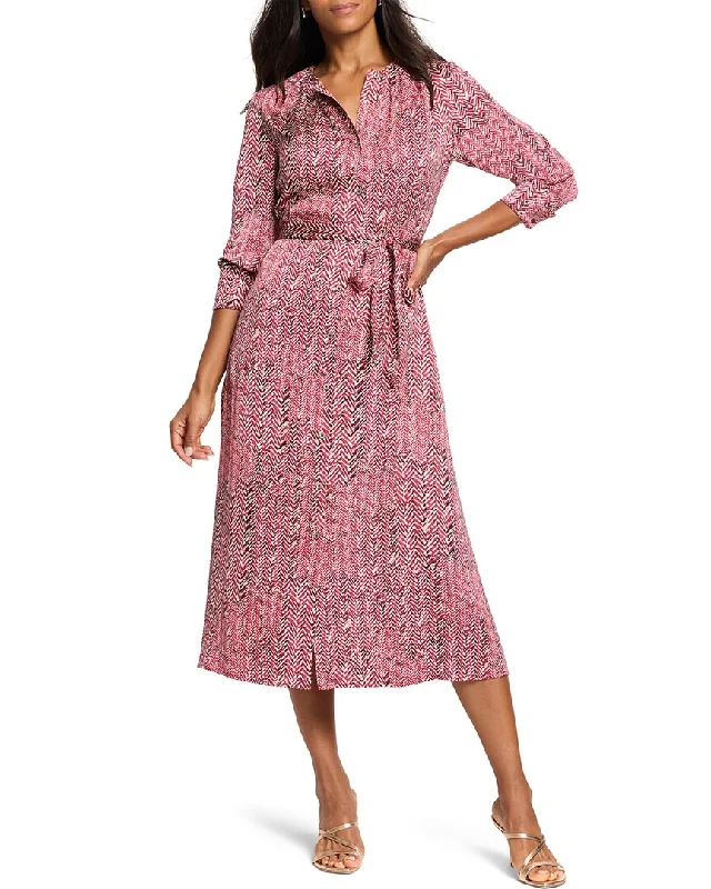 Nic+Zoe Herringbone Stamp Loren Dress Tunics Versatile stylish