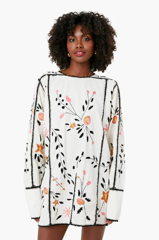 Natural Elisa Dress Tunics Sophisticated sleek