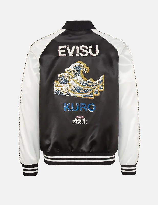 3D Ukiyo-E Embroidered Souvenir Jacket Faux Fur Jacket Real Fur Jacket Shearling Jacket 3D Ukiyo-E Embroidered Souvenir Jacket Faux Fur Jacket Real Fur Jacket Shearling Jacket