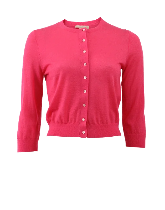Cropped Cardigan Stylish Fashionable Trendy