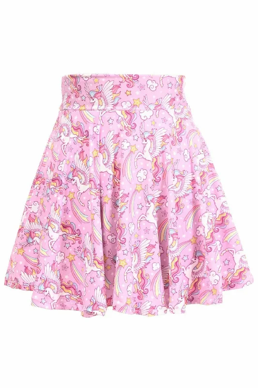 Unicorn Stretch Lycra Skirt lace skirt romantic