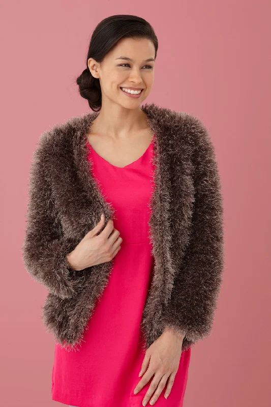 Fur Jacket (Knit) Jacket Blazer Coat