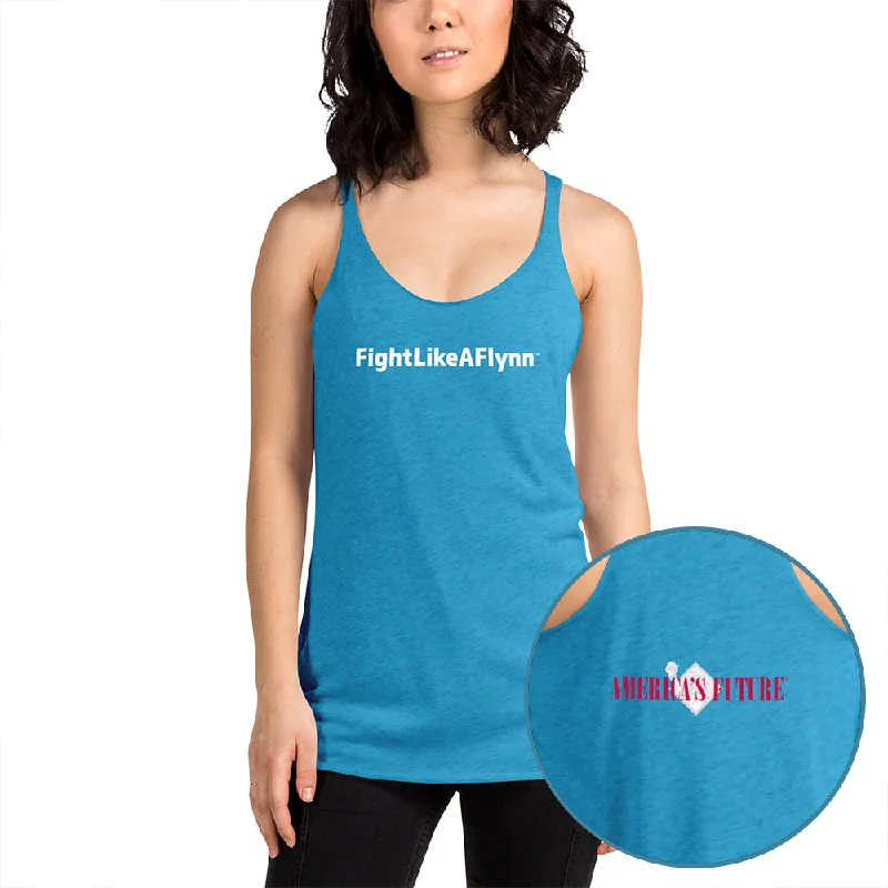 Fight Like A Flynn - Women's Racerback Tank athletic tank top