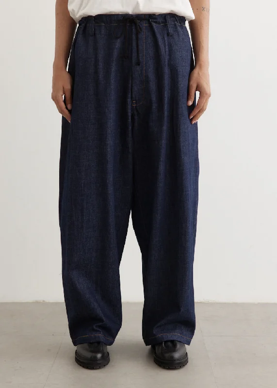 Colour Combination Stitch Painter Pants Cozy Knit Pants