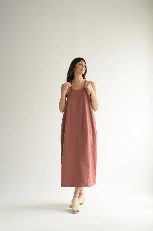 Salopette Skirt CC in Coral denim skirt stylish