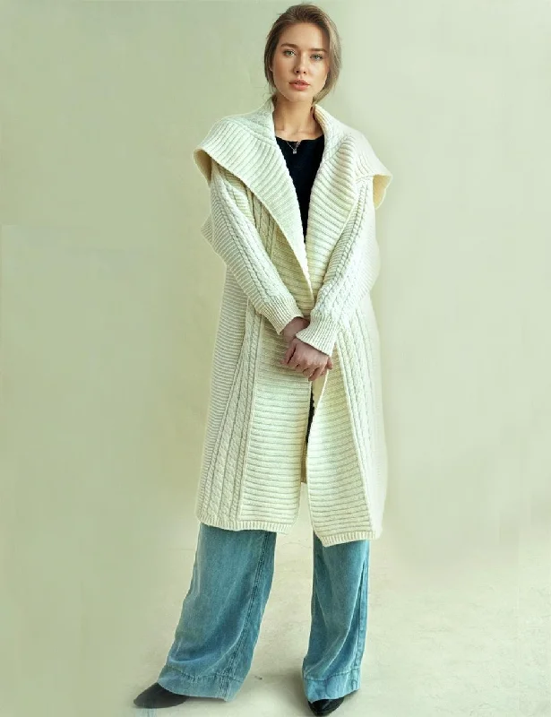 Ladies Solid Color Lapel Neck Cardigan SKT4685 Zippered Buttoned Snapped