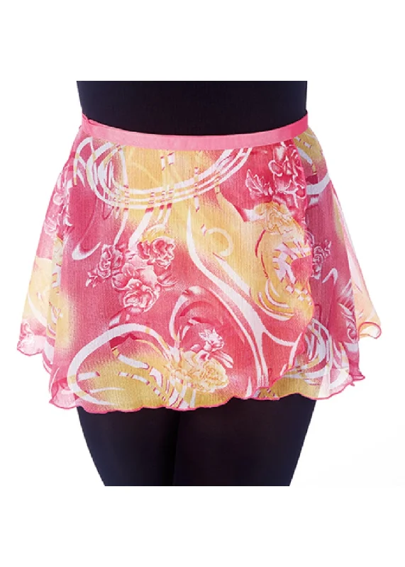 ON SALE Pink Shimmer Wrap Skirt (12" Hem) denim skirt trendy