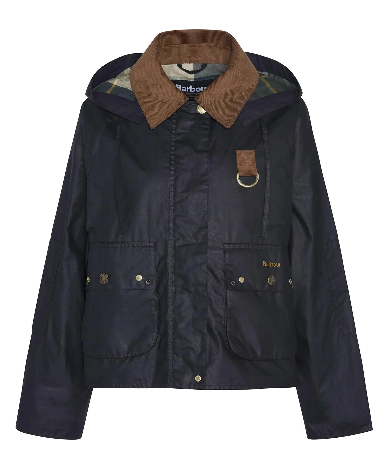 Barbour Erma Waxed Jacket Herringbone Jacket Houndstooth Jacket Plaid Jacket