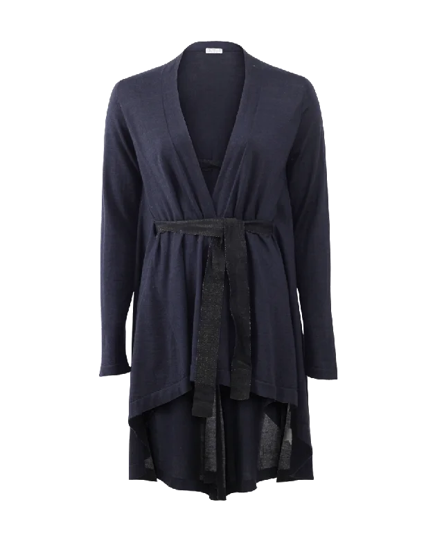 High-Low Belted Cardigan Button Cardigan Zip Cardigan Pullover Cardigan