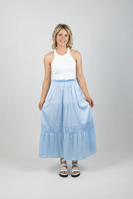 STAPLE SKIRT SKY boho skirt vibe