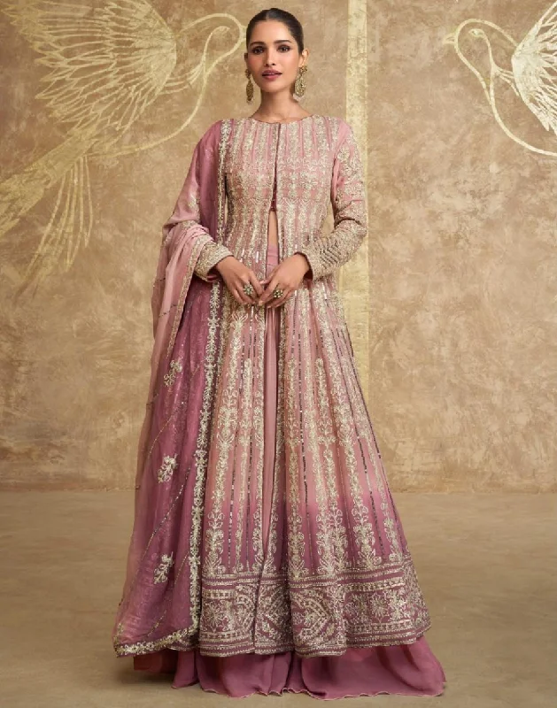 Premium Real Georgette Heavy Embroidered Top & Skirt Set with Dupatta cashmere skirt plush